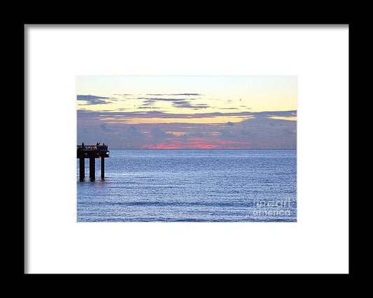 Framed Print - Sunrise In Florida Riviera