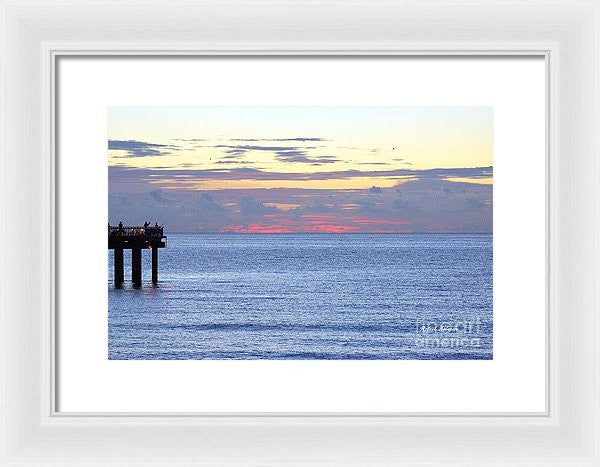 Framed Print - Sunrise In Florida Riviera