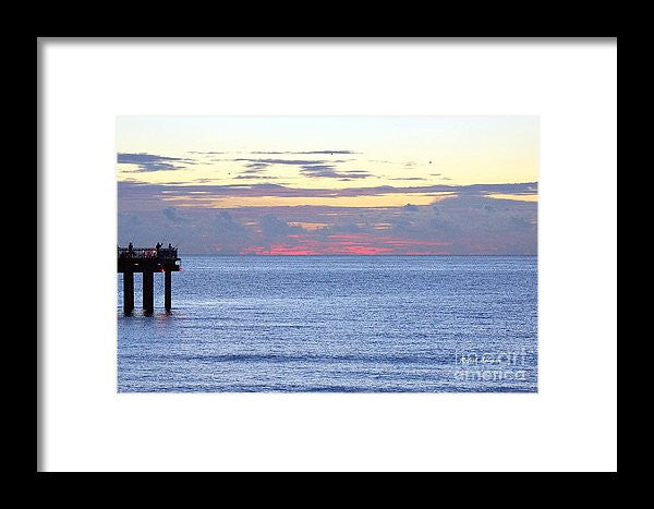 Framed Print - Sunrise In Florida Riviera