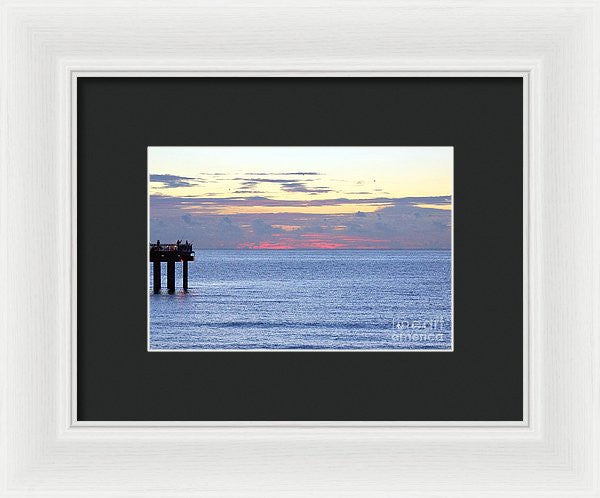 Framed Print - Sunrise In Florida Riviera