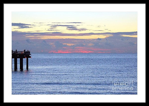 Framed Print - Sunrise In Florida Riviera