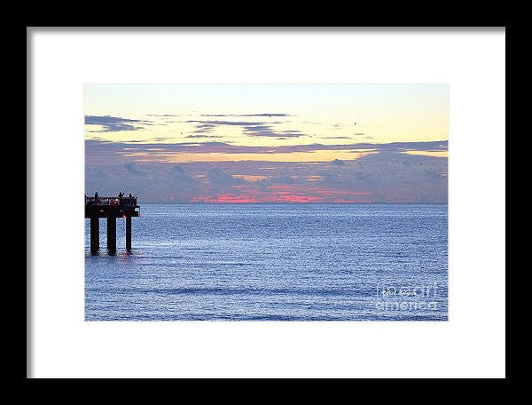 Framed Print - Sunrise In Florida Riviera