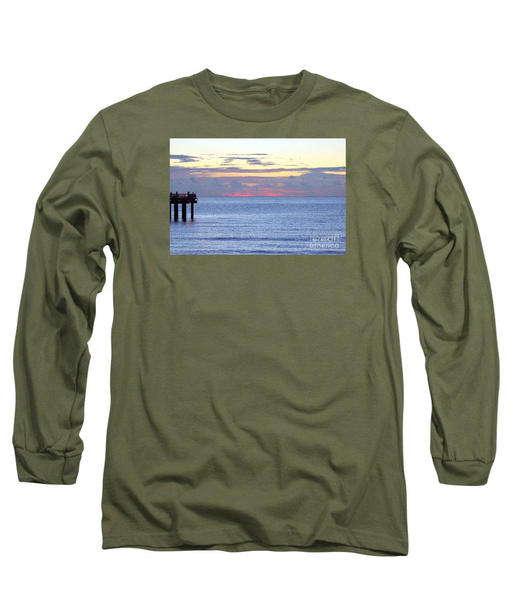 Long Sleeve T-Shirt - Sunrise In Florida Riviera