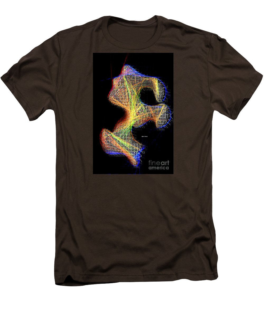 T-shirt pour homme (coupe ajustée) - 3D Abstract 711