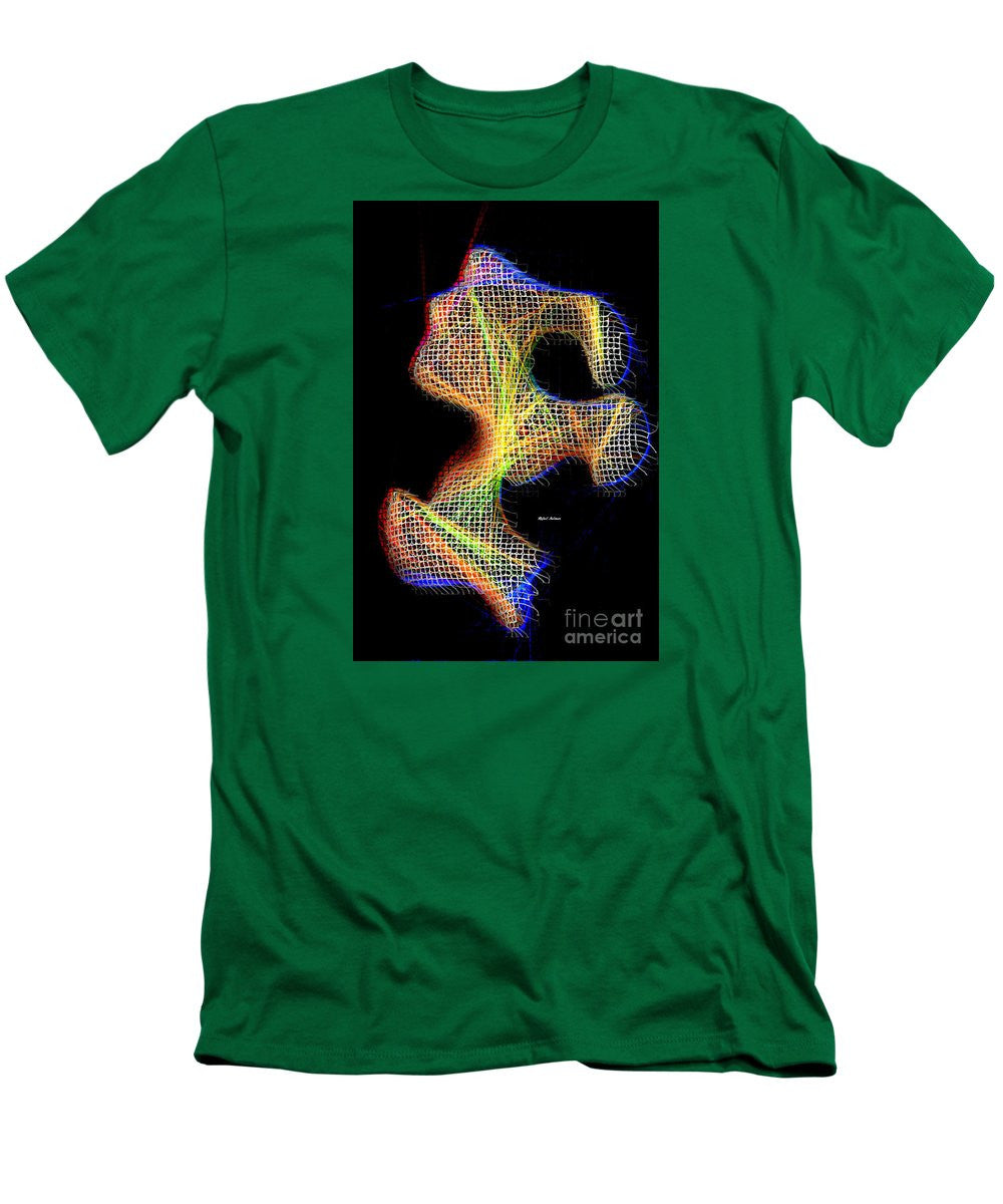 T-shirt pour homme (coupe ajustée) - 3D Abstract 711