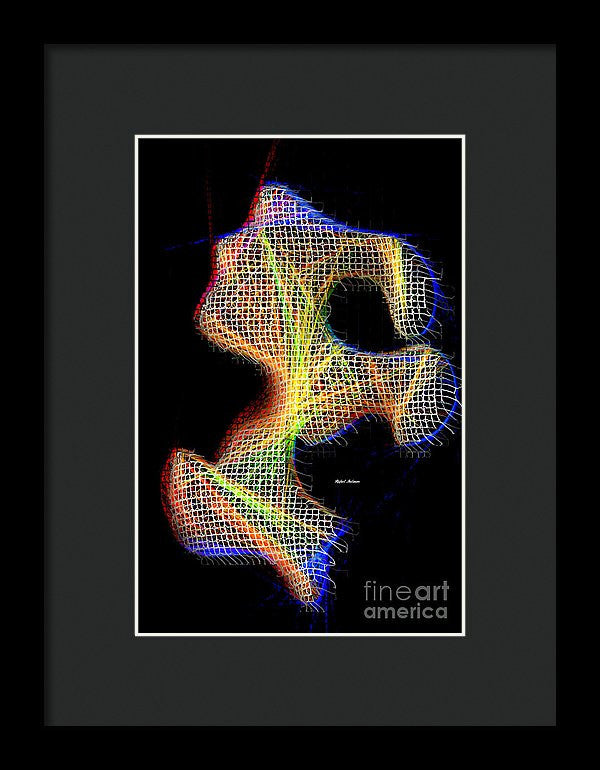 Framed Print - 3d Abstract 711