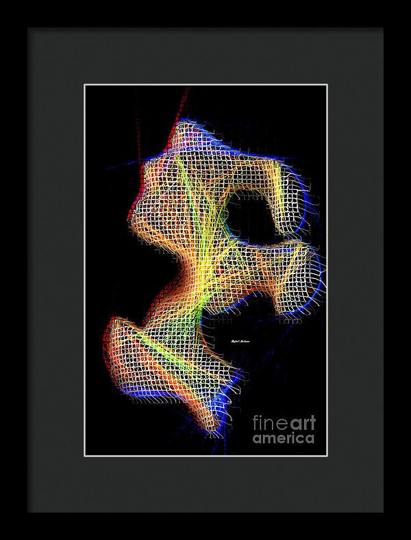 Framed Print - 3d Abstract 711