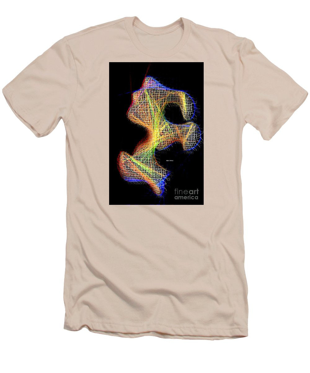 T-shirt pour homme (coupe ajustée) - 3D Abstract 711