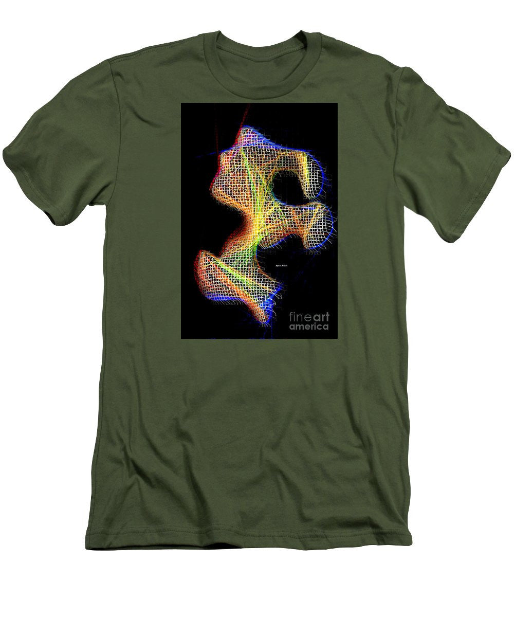 T-shirt pour homme (coupe ajustée) - 3D Abstract 711