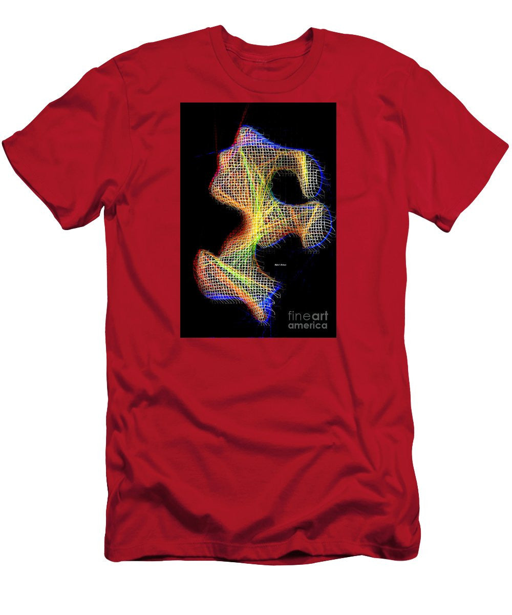 T-shirt pour homme (coupe ajustée) - 3D Abstract 711