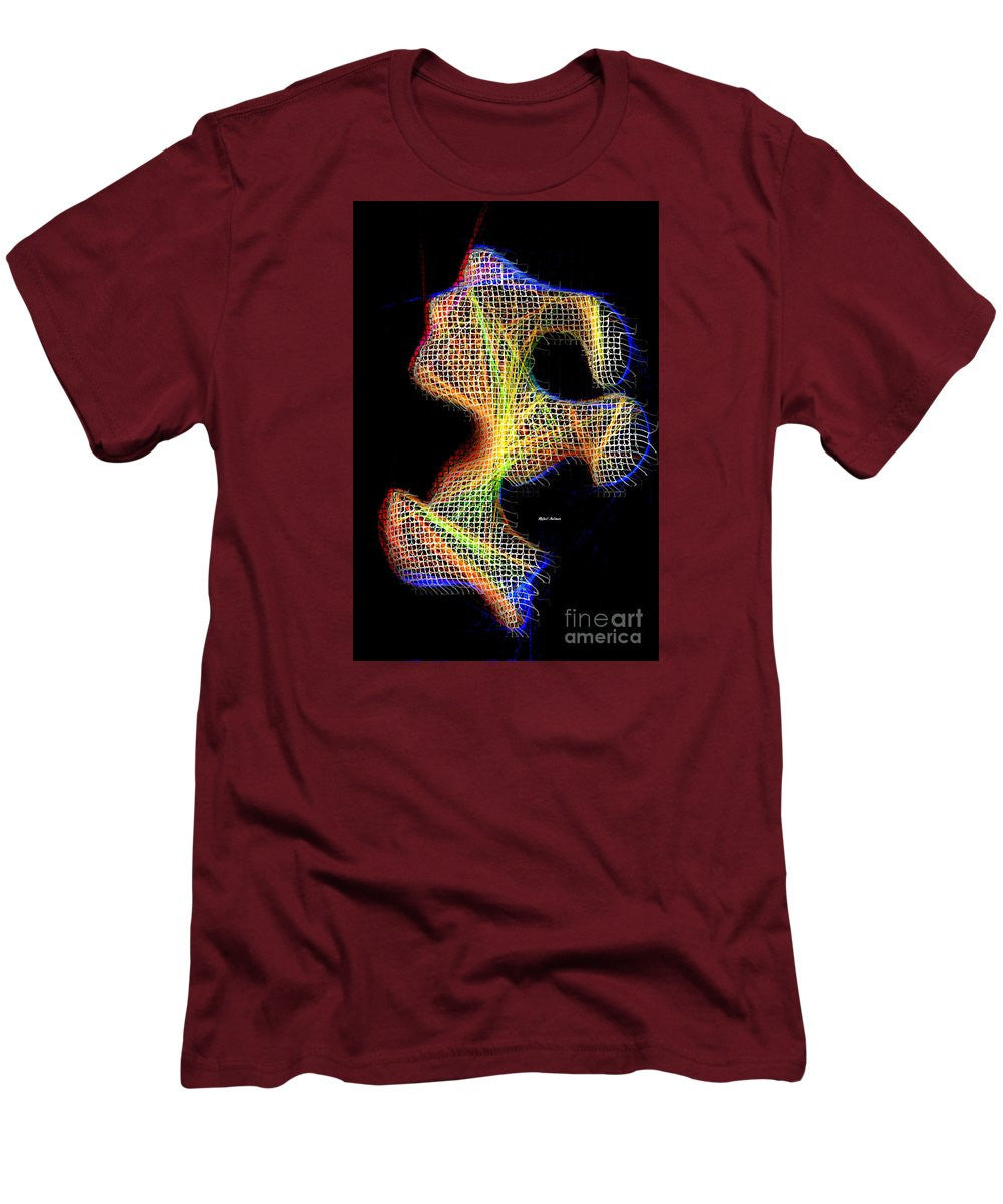 T-shirt pour homme (coupe ajustée) - 3D Abstract 711