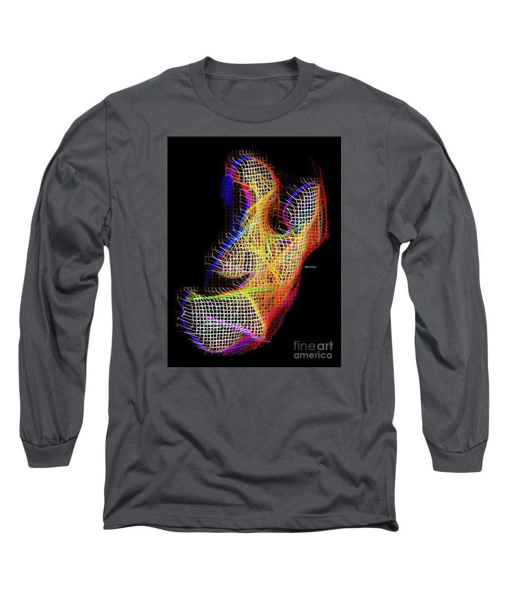 Long Sleeve T-Shirt - 3d Abstract