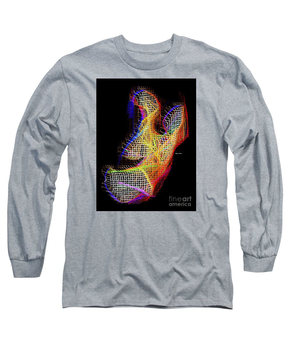 Long Sleeve T-Shirt - 3d Abstract