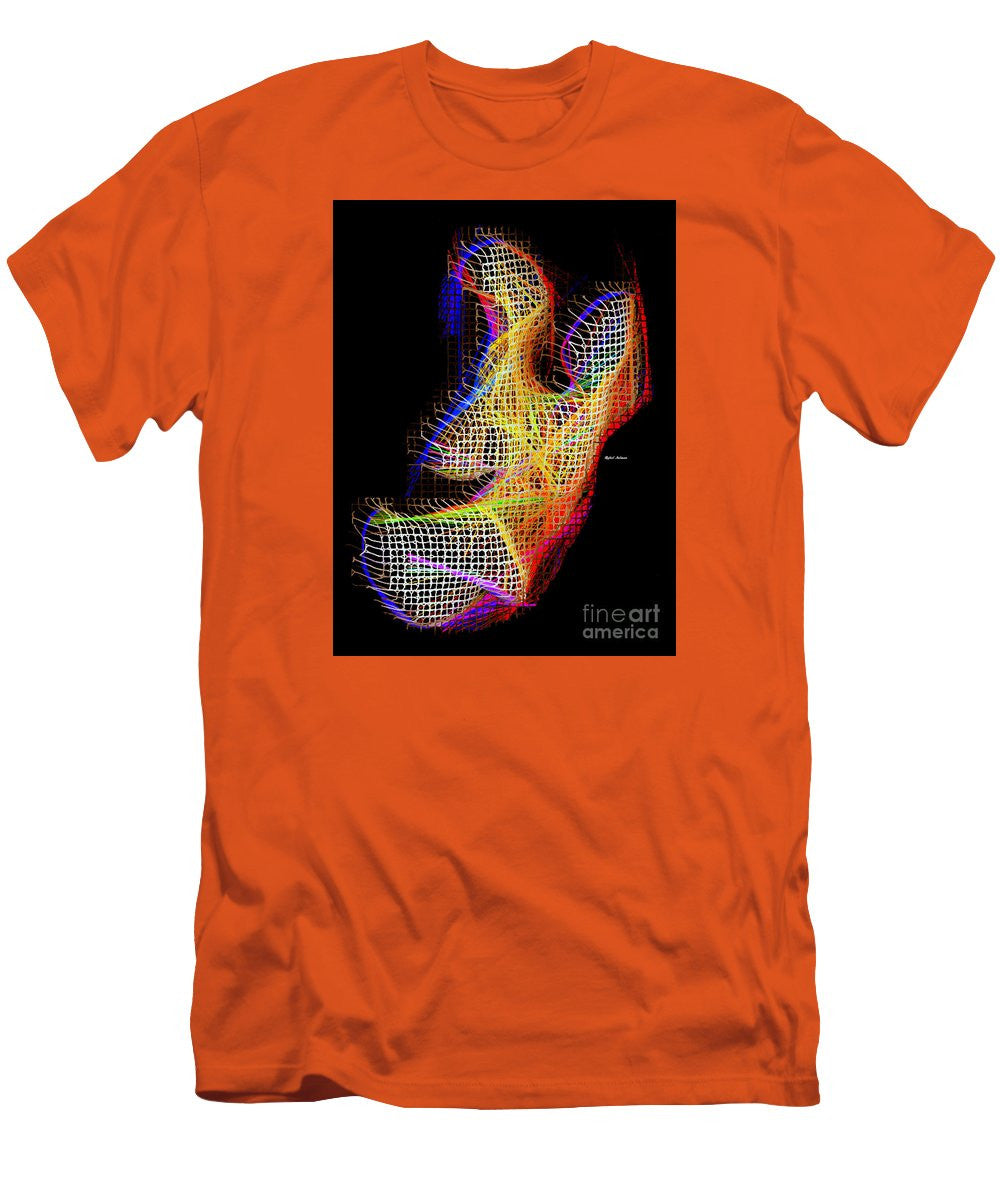 T-shirt pour homme (coupe ajustée) - 3D abstrait