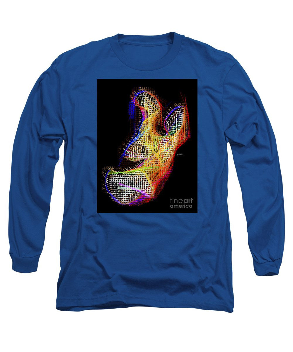 Long Sleeve T-Shirt - 3d Abstract