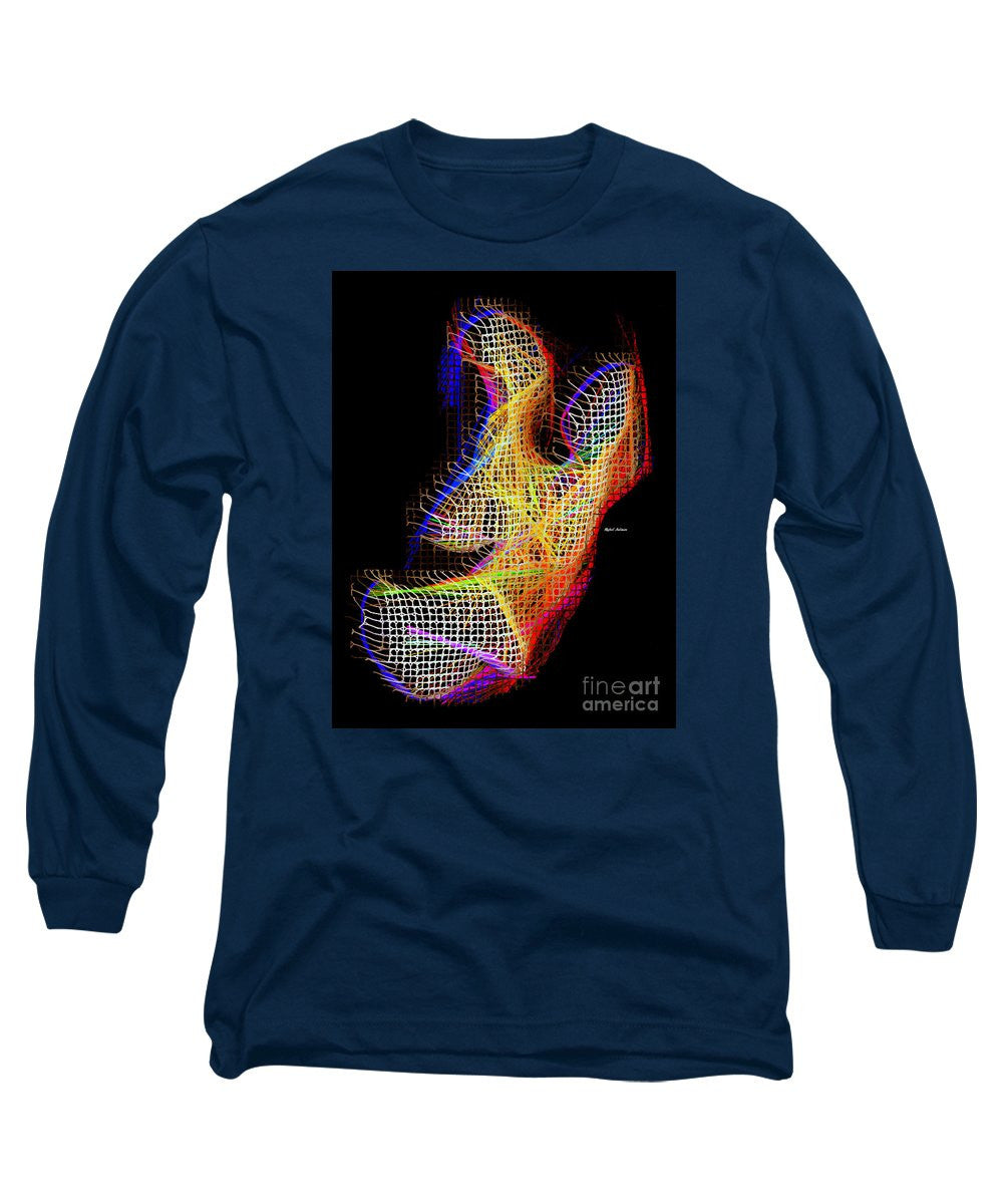 Long Sleeve T-Shirt - 3d Abstract