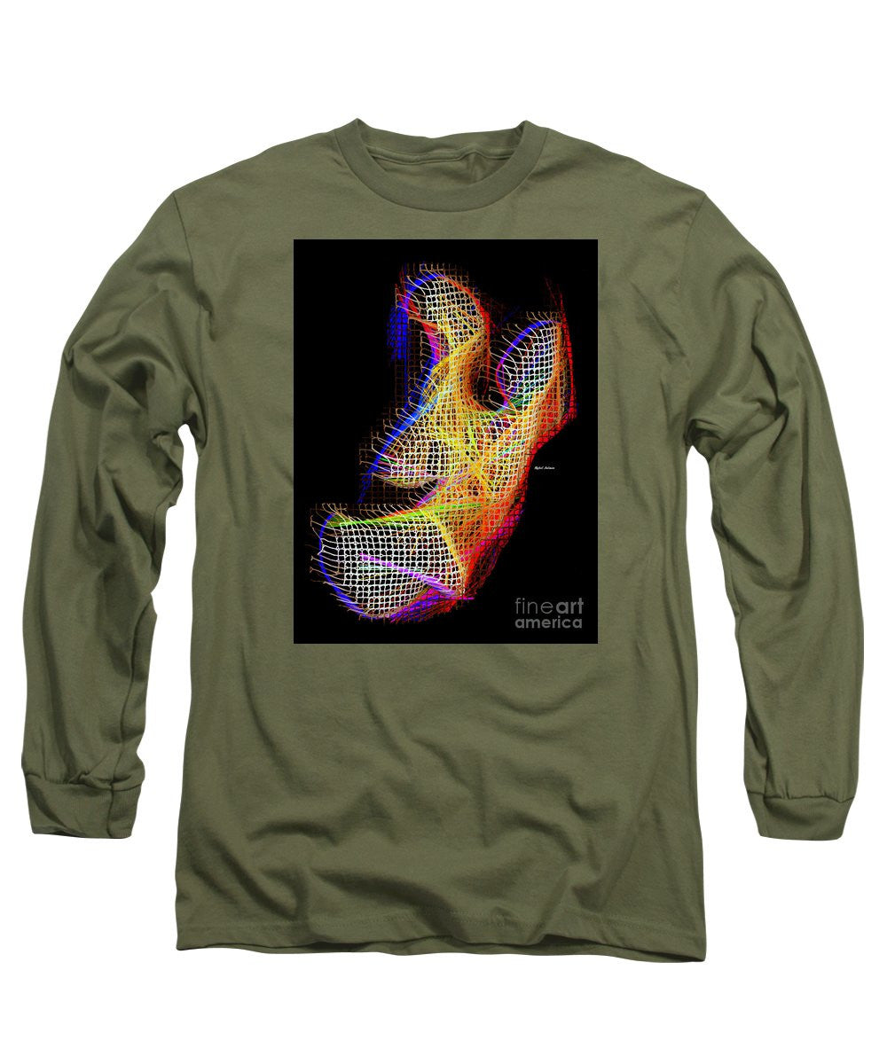 Long Sleeve T-Shirt - 3d Abstract