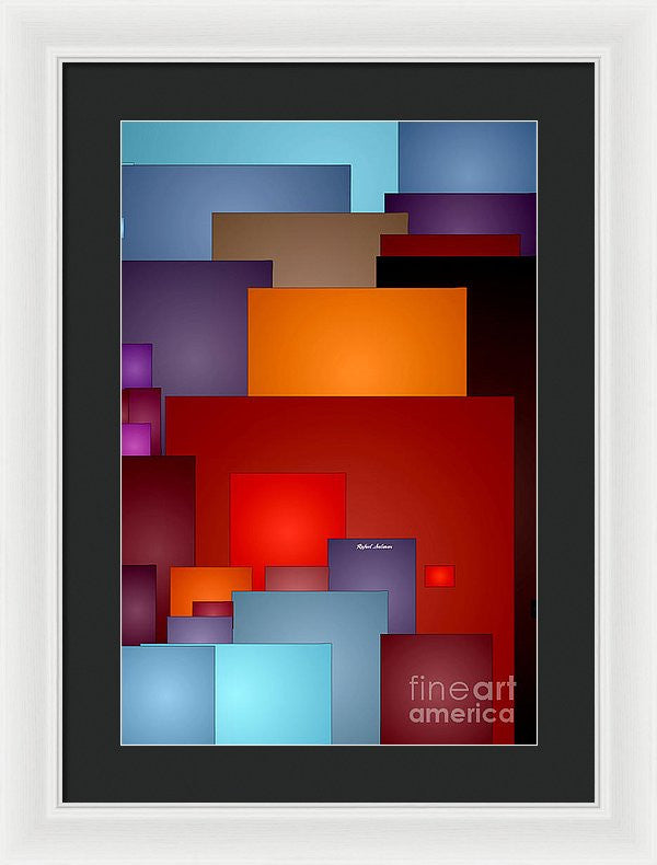 Framed Print - 4th Of July Fireworks