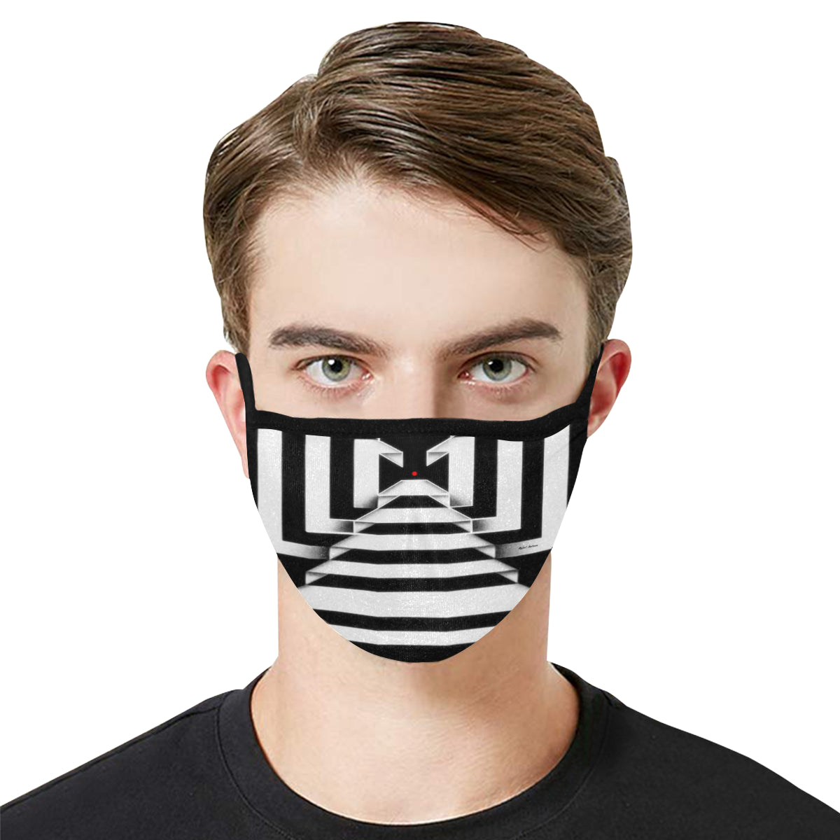 Geometric 1287 Mouth Mask in One Piece (Model M02)