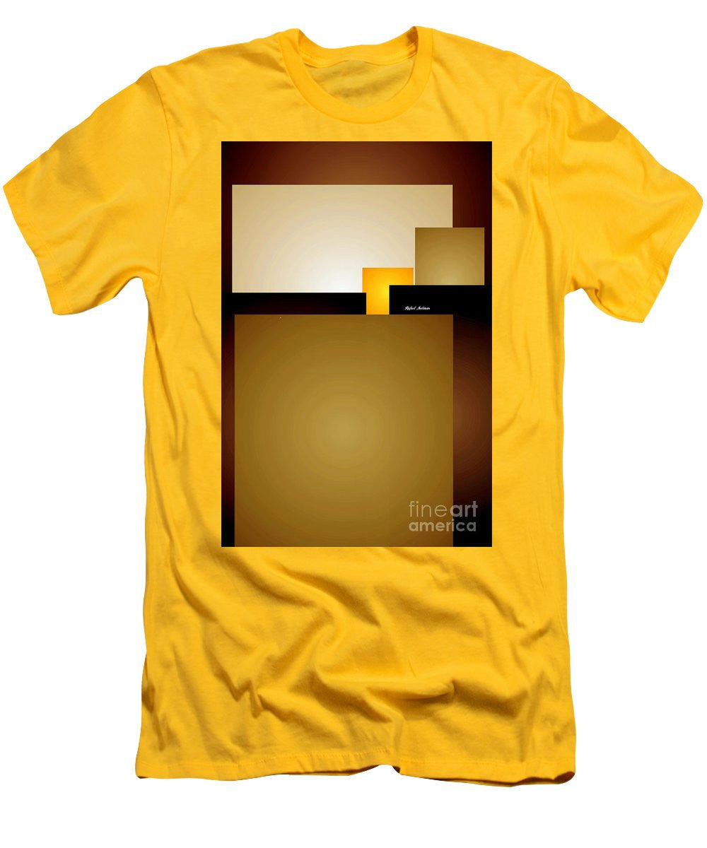 T-shirt pour homme (coupe ajustée) - Un soupçon de jaune