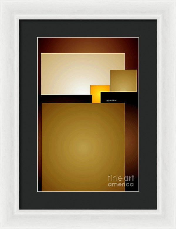 Framed Print - A Hint Of Yellow