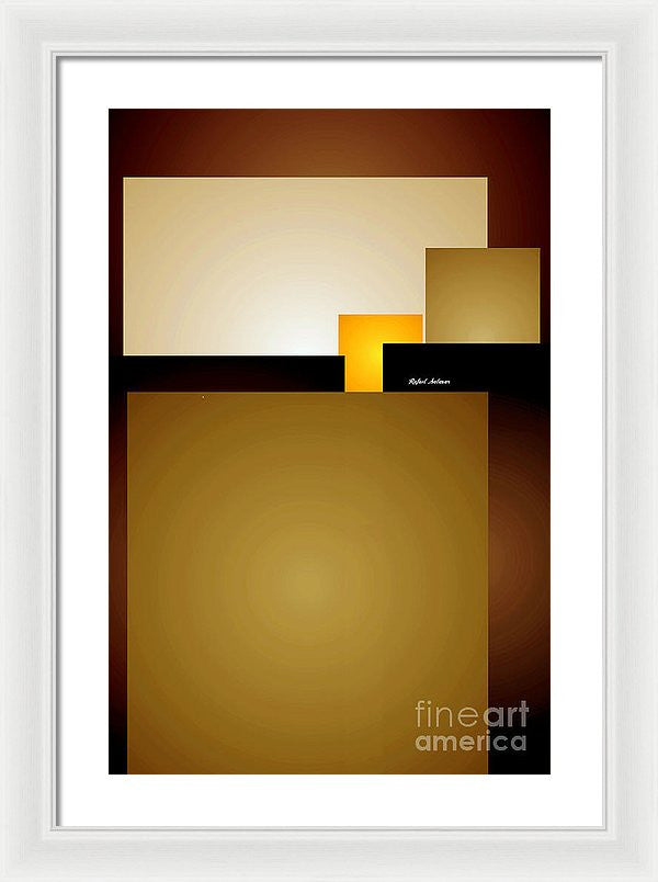 Framed Print - A Hint Of Yellow