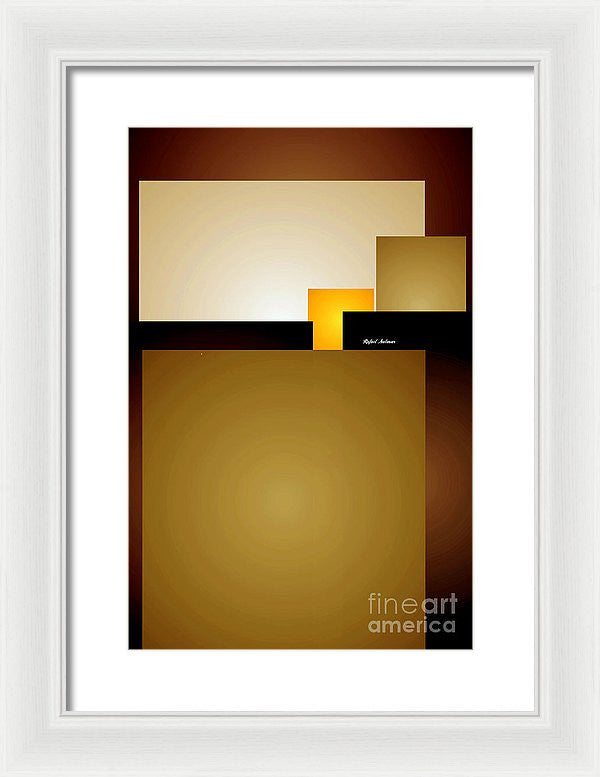 Framed Print - A Hint Of Yellow