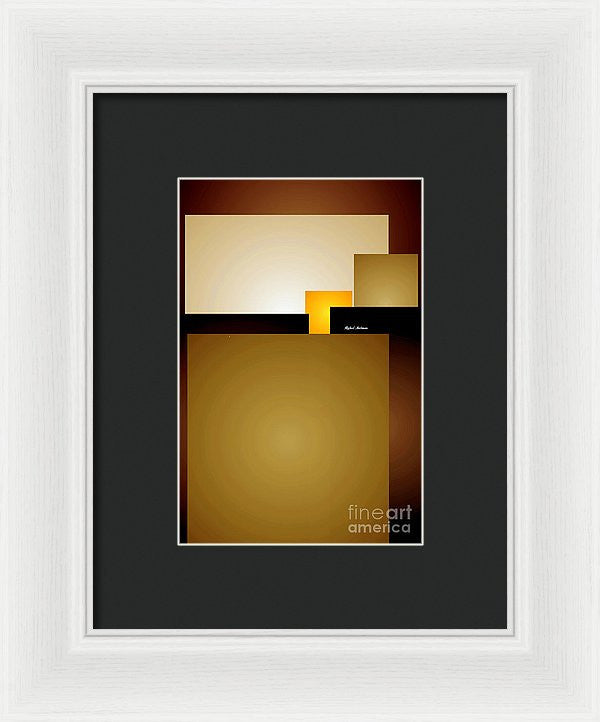 Framed Print - A Hint Of Yellow