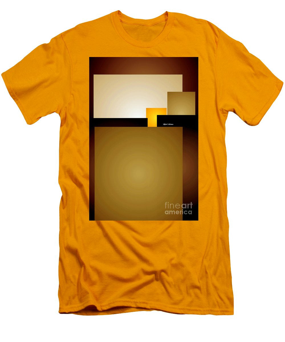 T-shirt pour homme (coupe ajustée) - Un soupçon de jaune