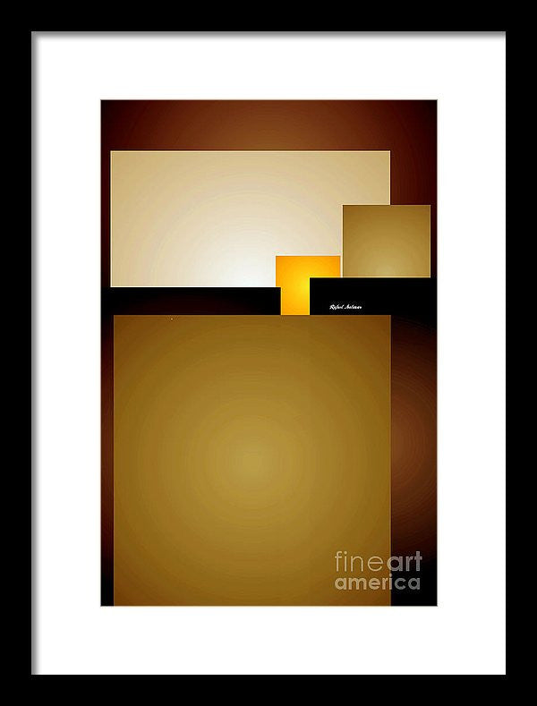 Framed Print - A Hint Of Yellow