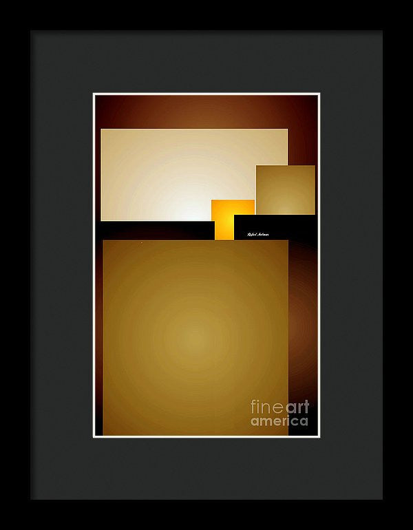 Framed Print - A Hint Of Yellow