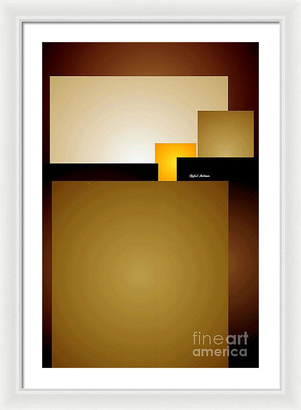 Framed Print - A Hint Of Yellow