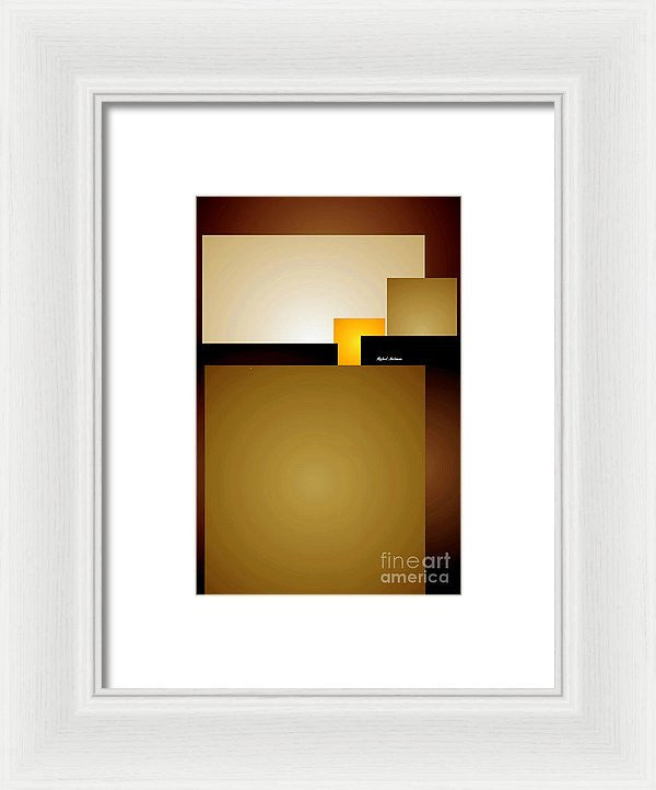 Framed Print - A Hint Of Yellow