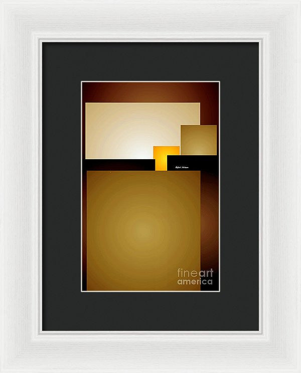 Framed Print - A Hint Of Yellow