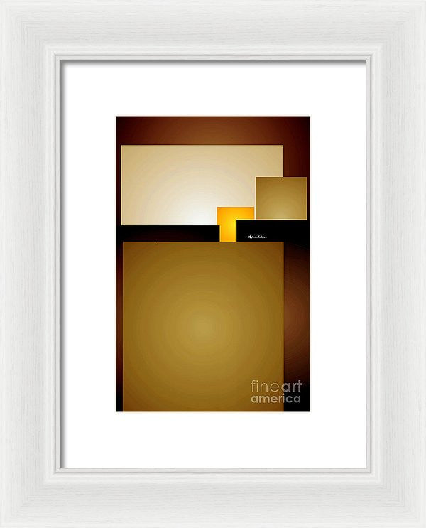 Framed Print - A Hint Of Yellow