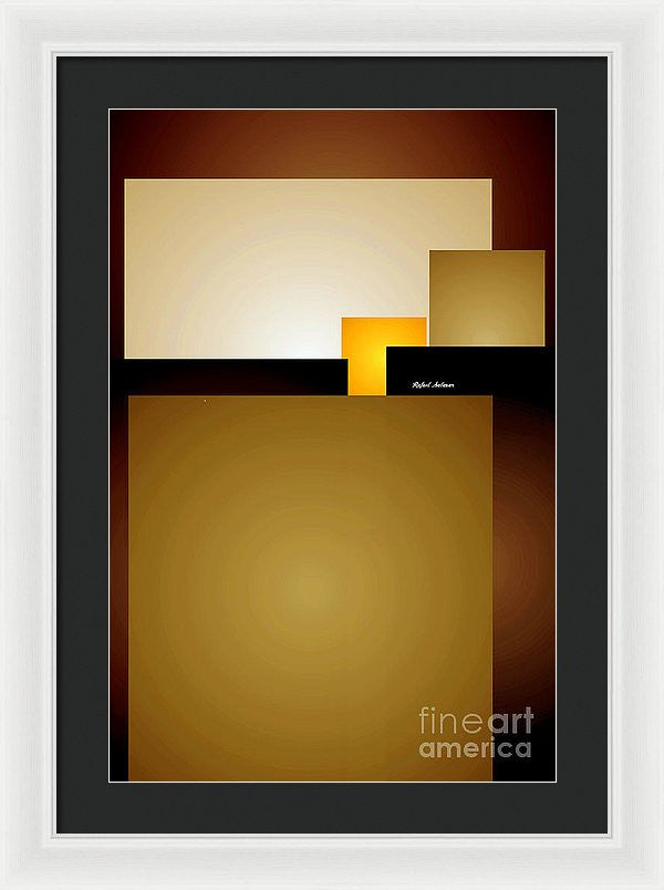 Framed Print - A Hint Of Yellow