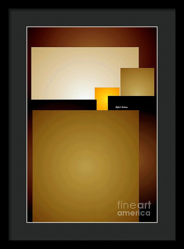 Framed Print - A Hint Of Yellow