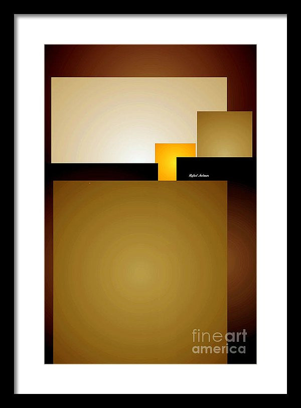 Framed Print - A Hint Of Yellow