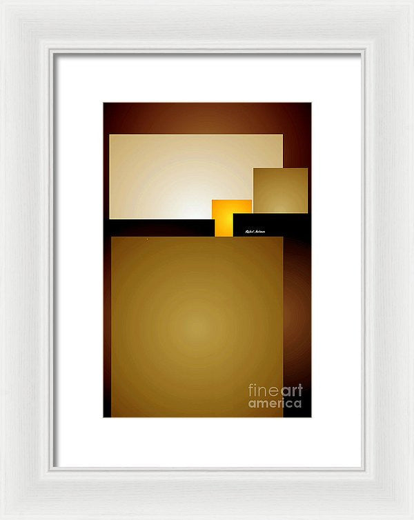 Framed Print - A Hint Of Yellow