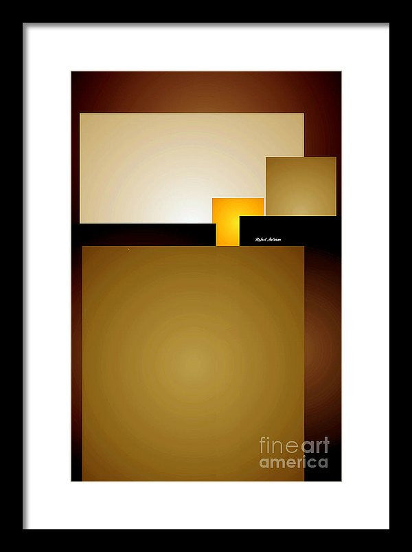 Framed Print - A Hint Of Yellow