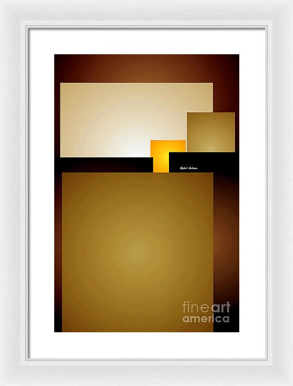 Framed Print - A Hint Of Yellow