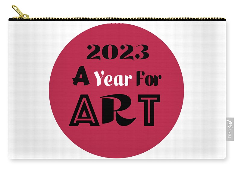 A Year For Art - Viva Magenta - Carry-All Pouch