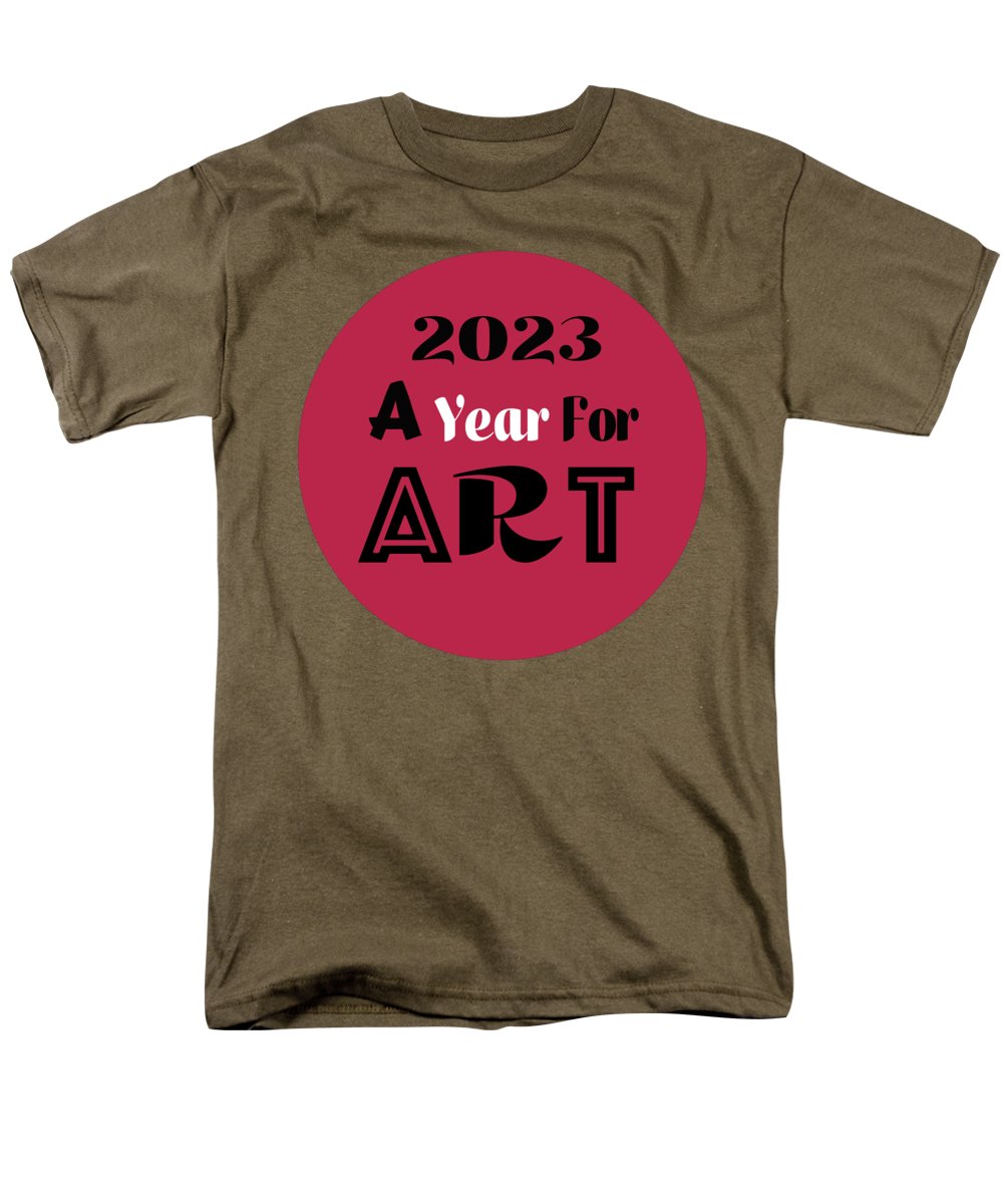 A Year For Art - Viva Magenta - Men's T-Shirt  (Regular Fit)