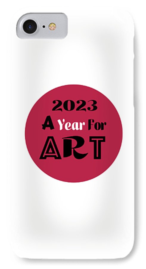 A Year For Art - Viva Magenta - Phone Case