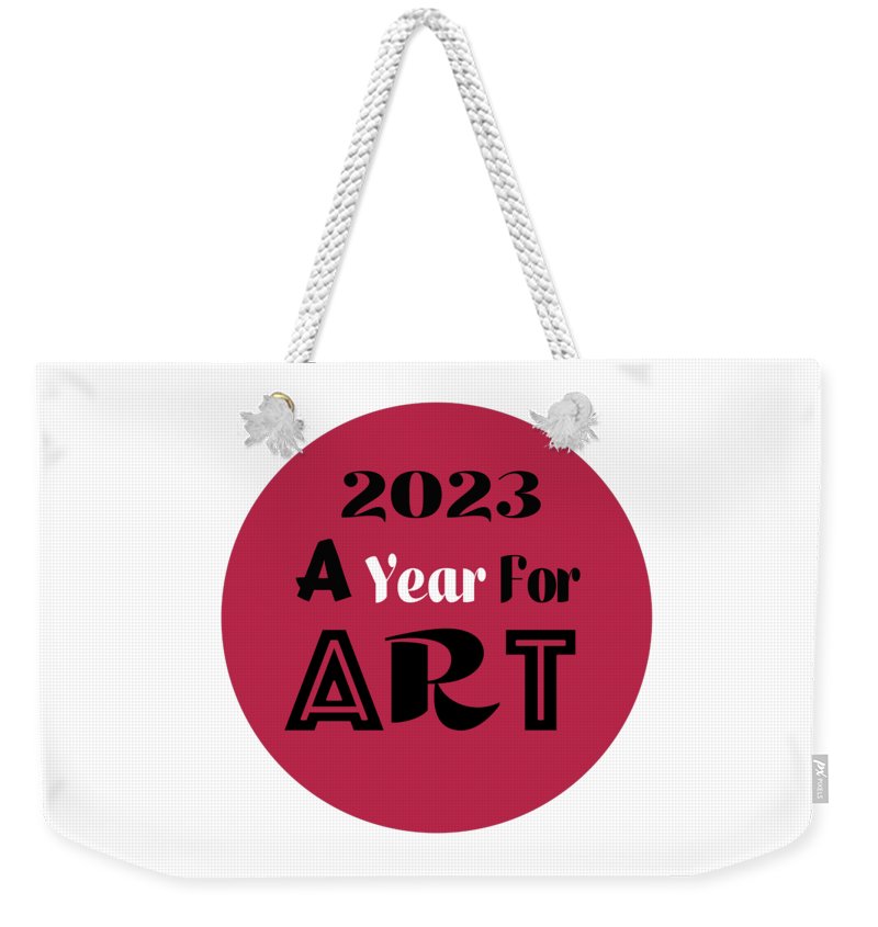 A Year For Art - Viva Magenta - Weekender Tote Bag
