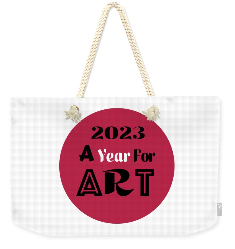 A Year For Art - Viva Magenta - Weekender Tote Bag