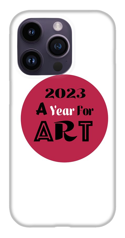 A Year For Art - Viva Magenta - Phone Case