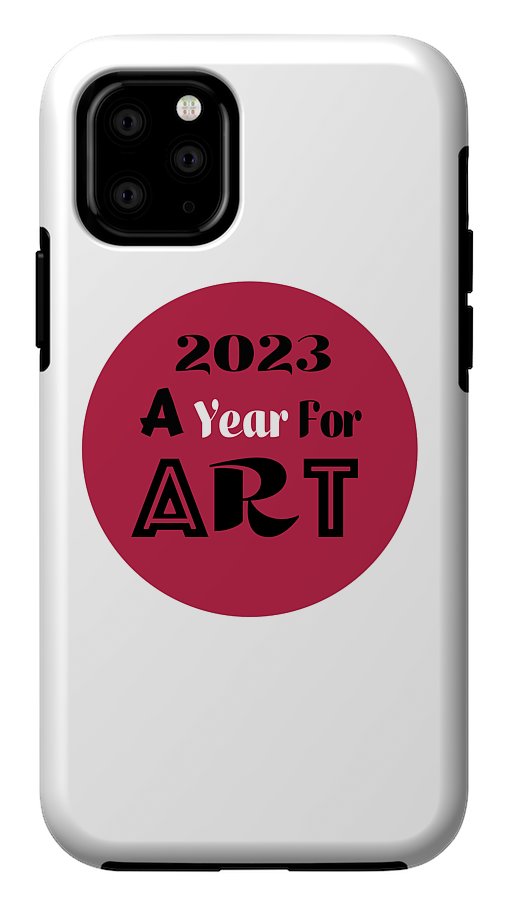 A Year For Art - Viva Magenta - Phone Case