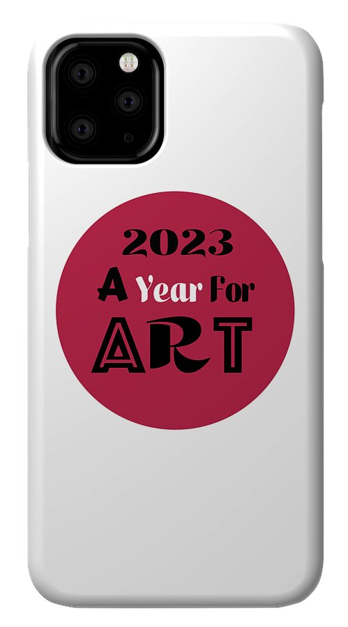 A Year For Art - Viva Magenta - Phone Case