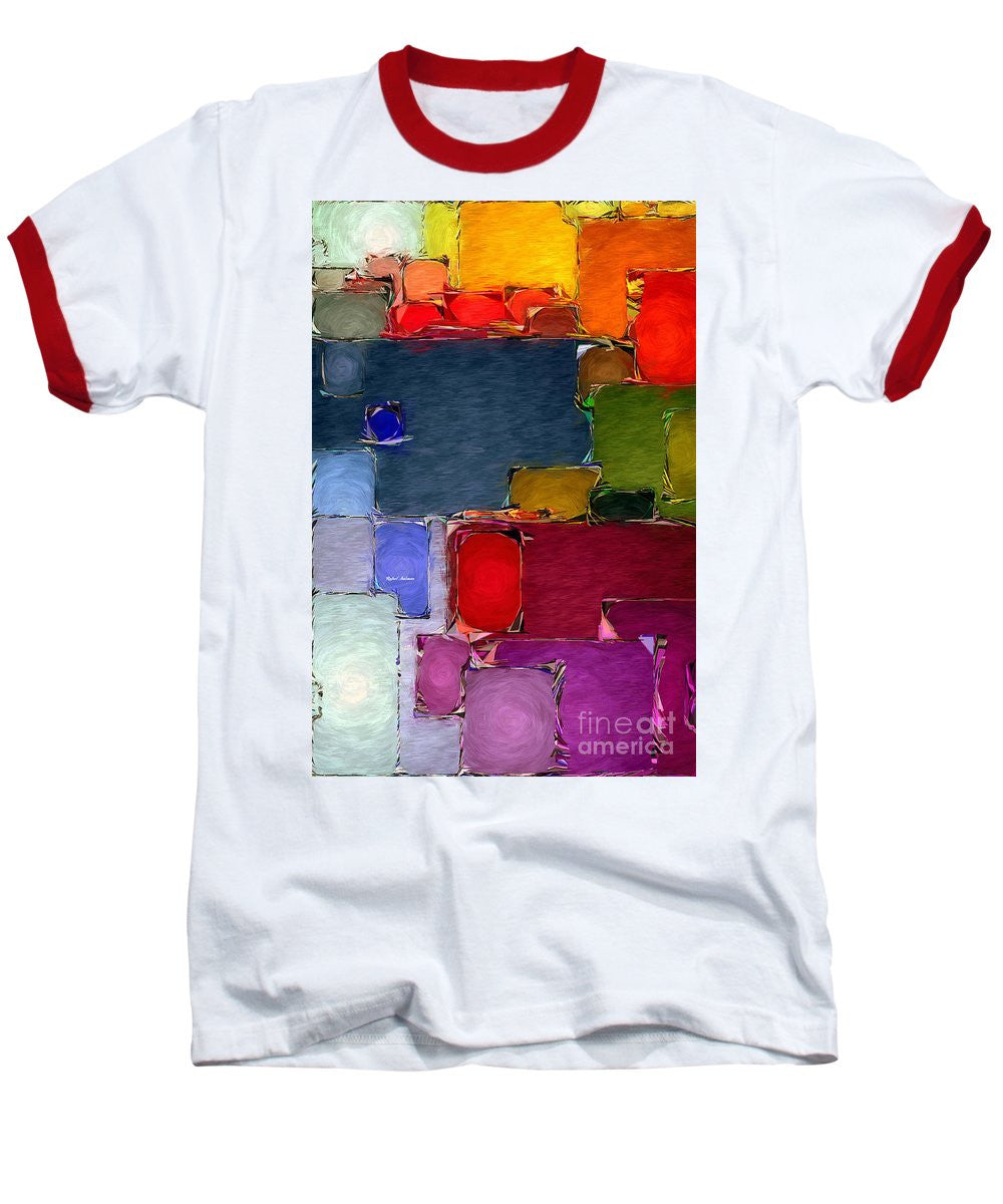 T-shirt de baseball - Abstrait 005